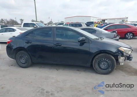 2016 Toyota Corolla Le z USA, uszkodzony, nr VIN 2T1BURHE3GC711693